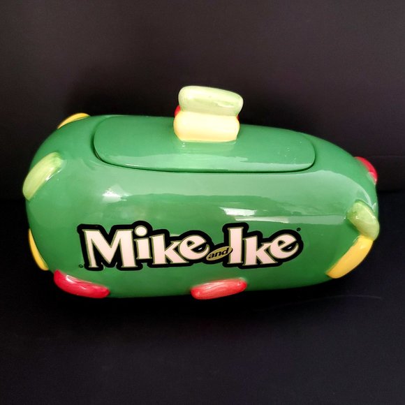 RARE * MIKE & IKE Ceramice Candy Bowl by Chino Hand Painted Sweet Nostalgia - Picture 2 of 10